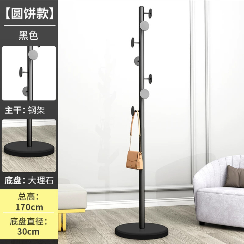 大理石の服のハンガーの寝室の中の簡易家庭用のハンガーは床に落ちて軽くて豪華なシングルバー式の収納は服を掛けてバッグを掛けます。|undefined