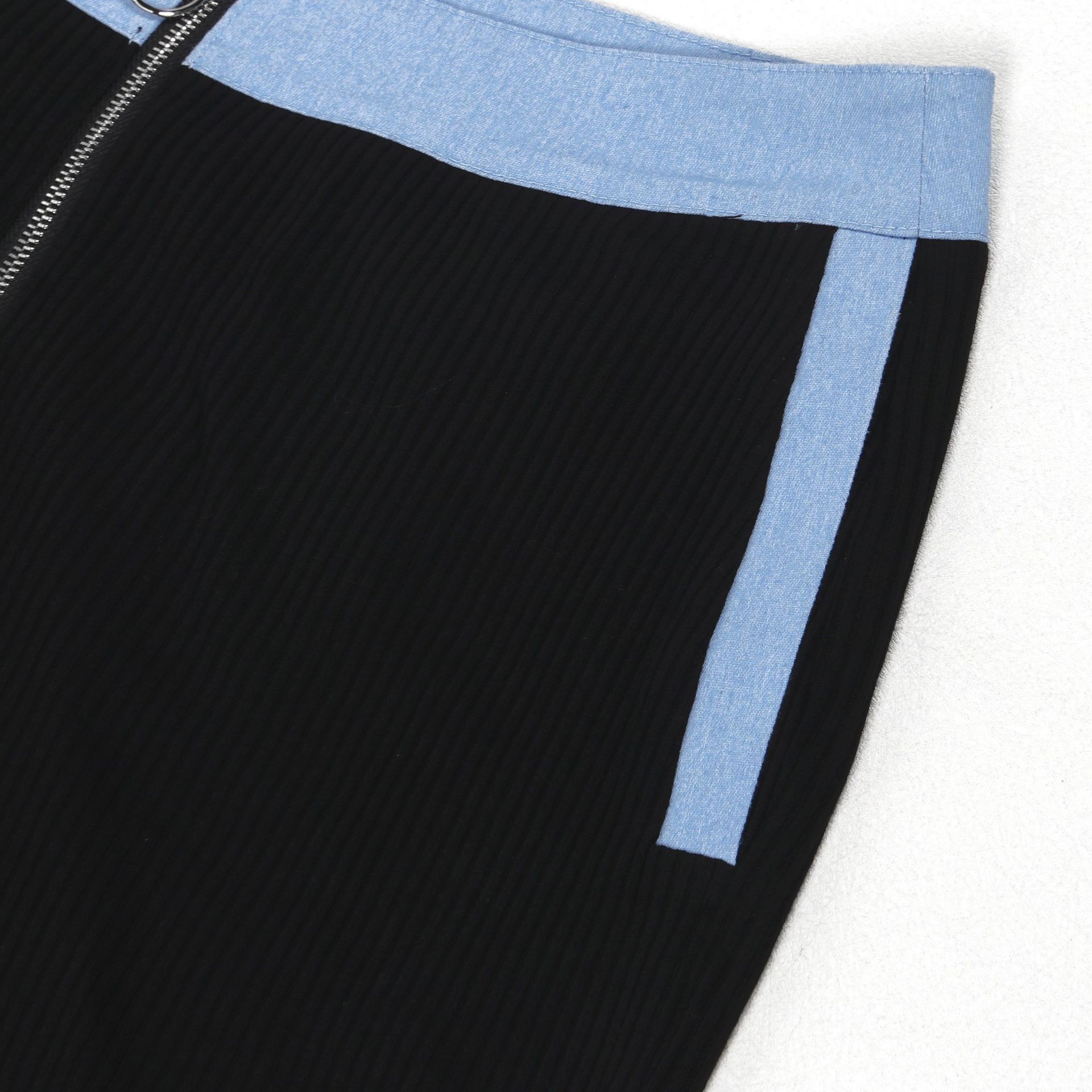 Abbigliamento donna sexy monopetto slim retro polo slim maglia pantaloni maglione due set_voghion.com