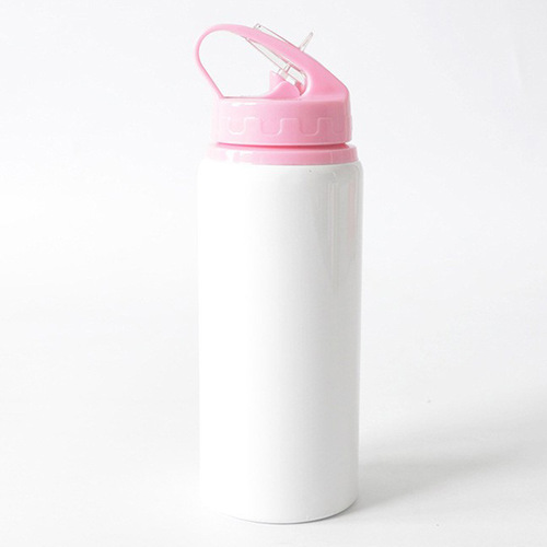 Blank Heat Transfer Sports Water Bottle, Sublimation Coated Blank Aluminum Mug for DIY Logo Printing, Manufacturer Wholesale