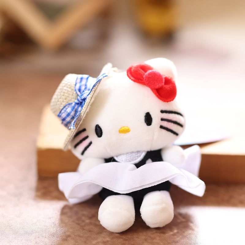 インターネット有名人かわいい kt 猫ペンダントぬいぐるみ人形子猫バッグペンダントキーホルダー布人形人形|undefined