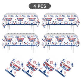 顶尖高手生日桌布_4pcs