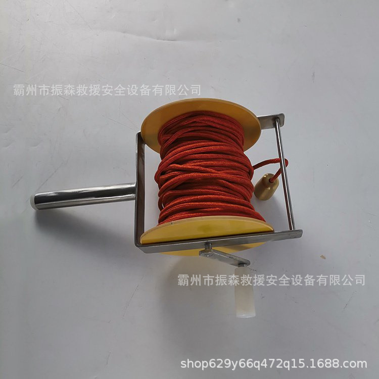 电力工程手摇式绝缘线绳绝缘蚕丝测量绳高压绝缘防潮丈量尺