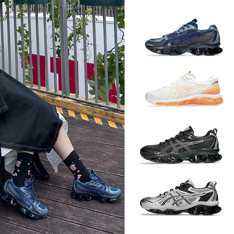 Кроссовки GEL-KINETICFLUENT, модная универсальная спортивная обувь с низким верхом и внутренним повышением для мужчин и женщин, пар