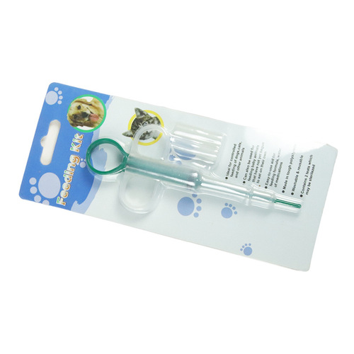 Pet medicine feeder manufacturer double-head wet and dry needle feeder pet supplies push medicine feeder