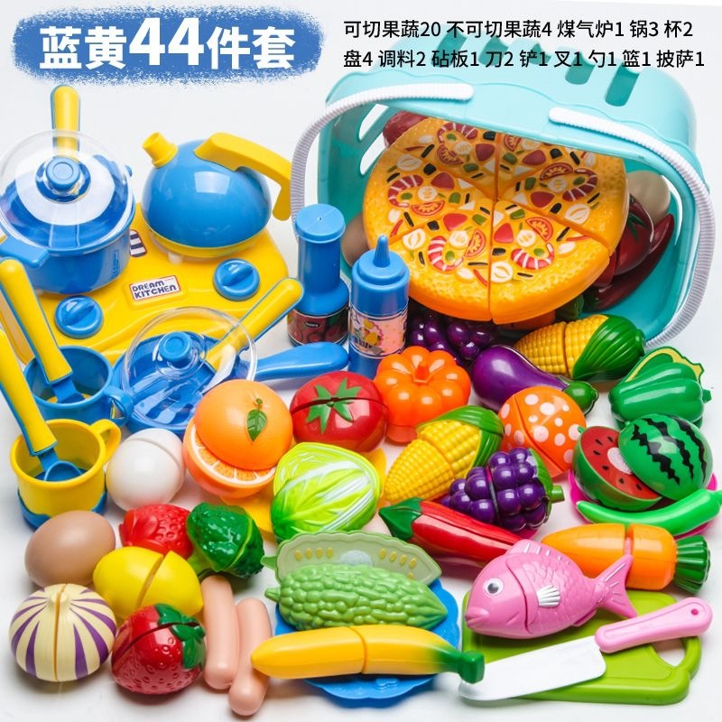 Juguetes de corte de frutas para niños, simulación de cocina, juegos de corte de frutas y verduras, juegos de rompecabezas