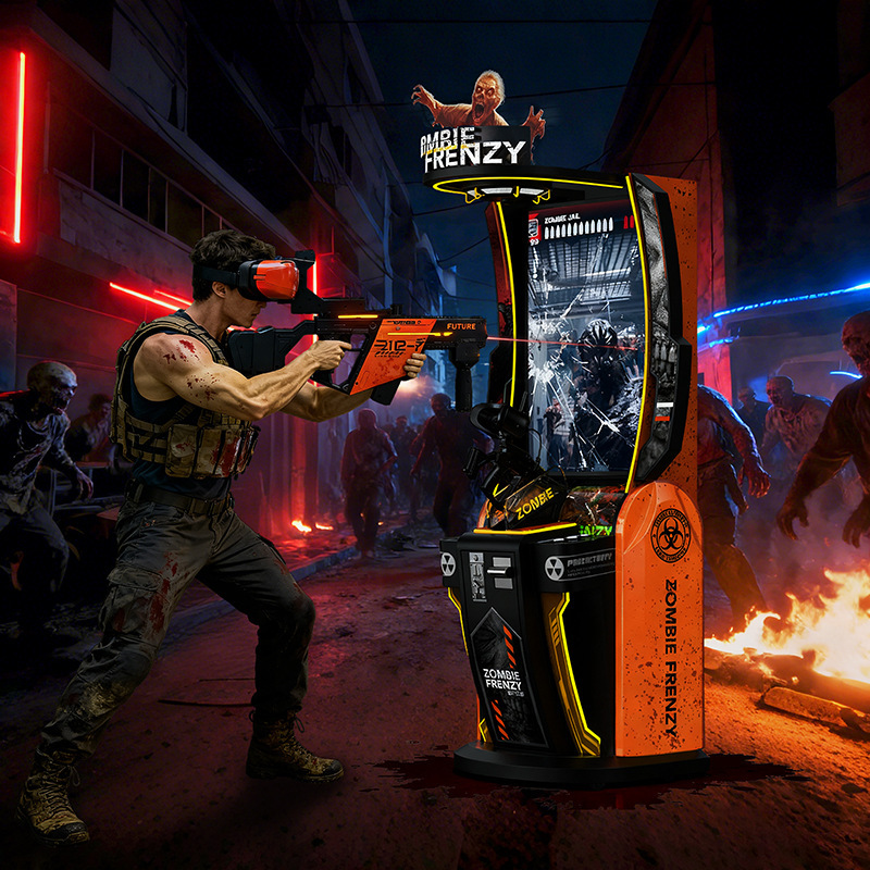 Cross-Border Vr Game Console All-In-One Coin-Operated Shooting Arcade Entertainment Equipment from Panyu Amusement Factory
