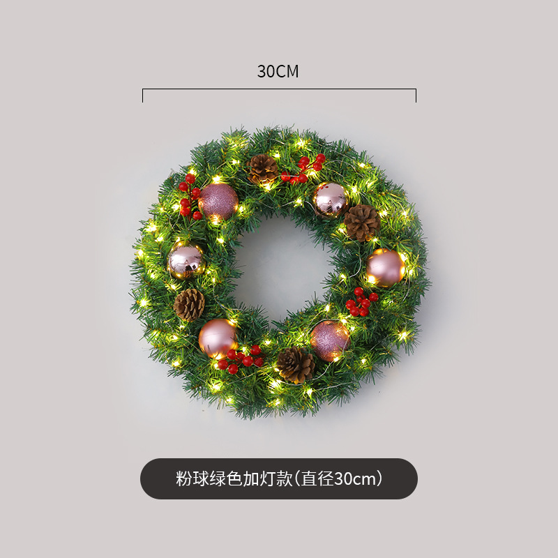 Amazon popular guirnalda de Navidad ratán 40/50/60cm decoración de Navidad Garland decoración escena diseño