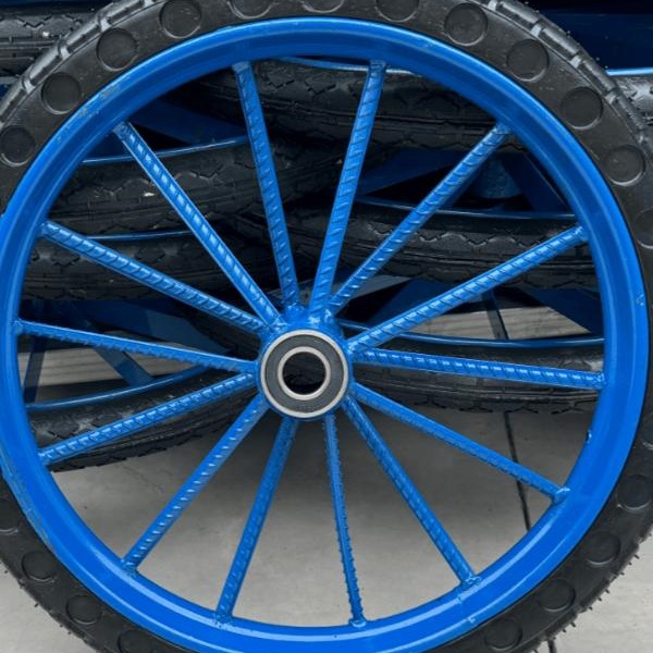 斗车实心轮胎钢筋实心工地手推车全套农用重型高弹性实心胎实心轮