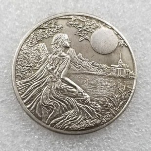 Antique Crafts Tramp Copy Commemorative Coin Do Old Silver Dollar Silver Round H4670