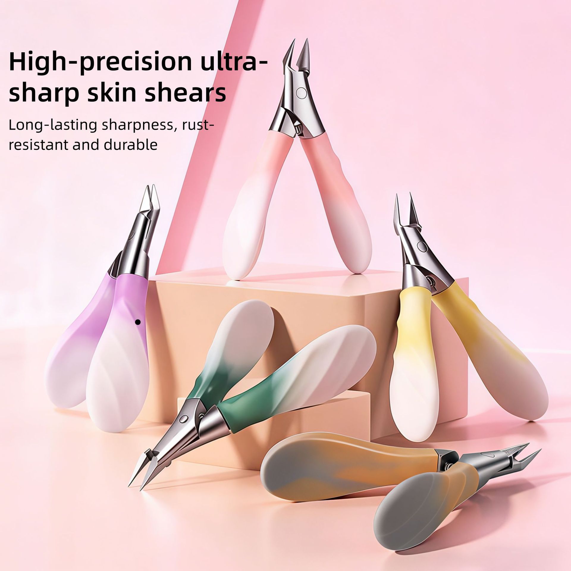 Nail Clippers, High-Precision Cuticle Nippers, Stainless Steel Eagle-Beak Pliers, Oblique Mouth Manicure Nail Clippers, Sharp and Ultra-Sharp Nail Clippers