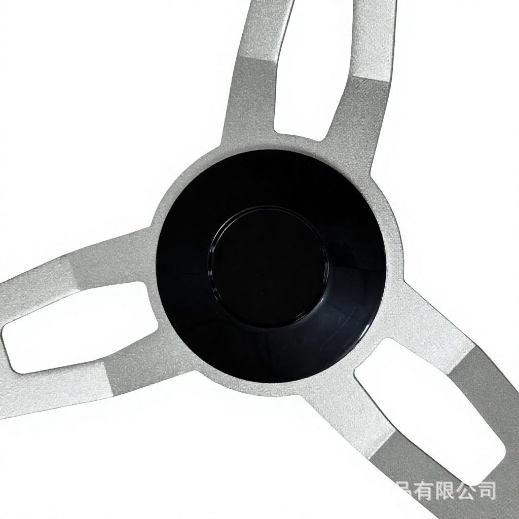 13.5inch Three-spoke stainless steel 304 foam soft grip ship steering wheel, yacht rudder wheel, marine steering wheel