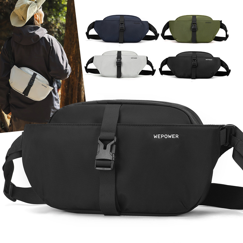 WEPOWER nueva bolsa de mensajero de viaje en la calle transfronteriza bolsa de mensajero de hombro de viaje bolso de pecho personalizado de moda