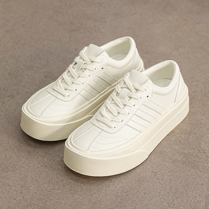2026 Spring New Retro Niche Versatile German Training Shoes for Men, Color-Block Thick-Soled Height-Increasing Sports Fashion Casual Sneakers