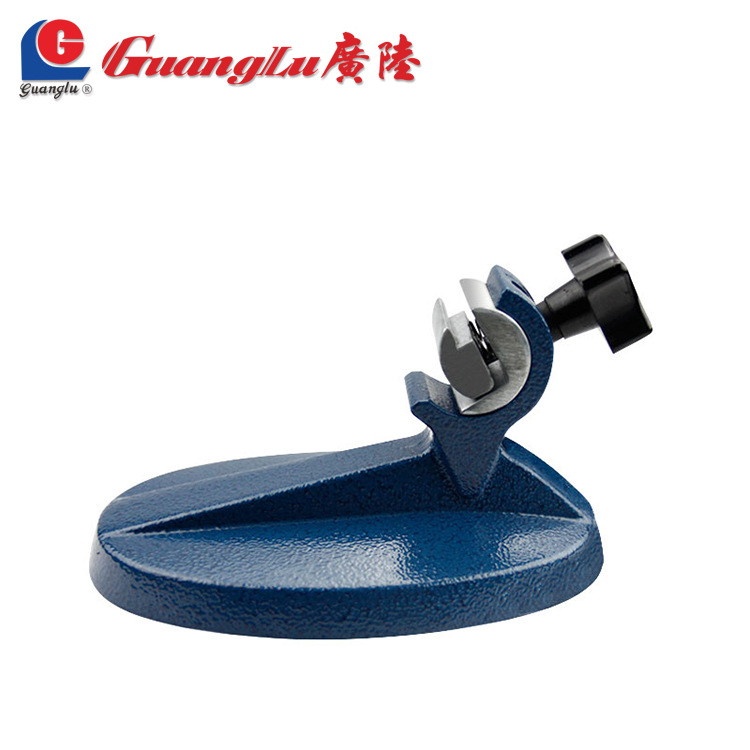 广陆磁性表座 杠杆千分尺带微调 机械式百分表固定座托架支撑底座