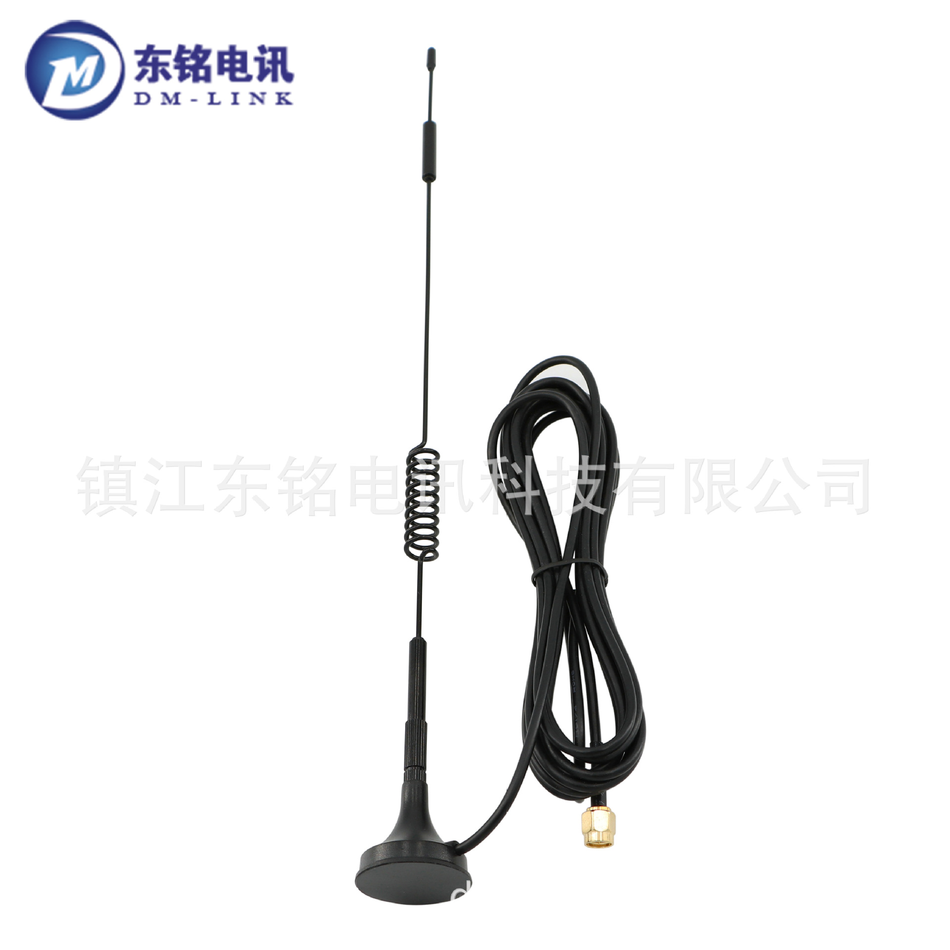 GSM天线 小吸盘天线900-1800MHZ中杆天线3米连接线 网优专用天线