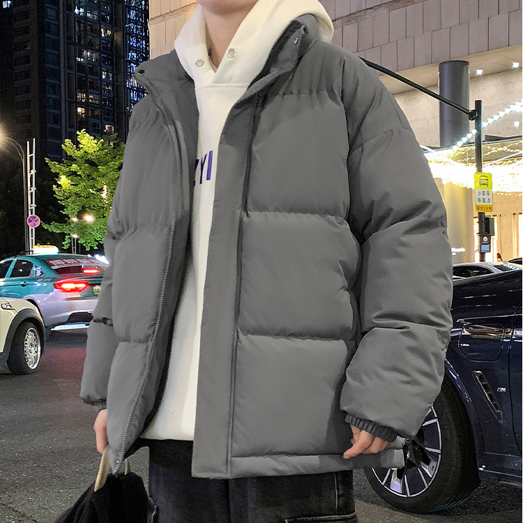 Chaqueta Acolchada Térmica para Hombre 5XL-8XL de Poliéster Engrosada para Invierno