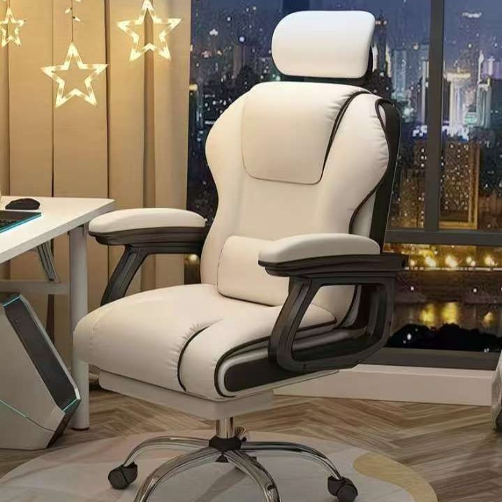 Computer Chair for Home Use, Comfortable for Long Sitting, Ergonomic Office Chair, Reclining, Dormitory Student Study Chair, Gaming Chair