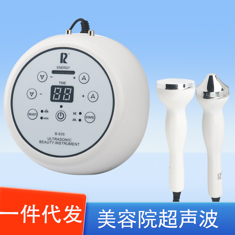 Wanbang 635 Beauty Salon Ultrasonic Introduction Device for Lead Removal, Home Skin Cleansing Facial Instrument for Face and Facial Area