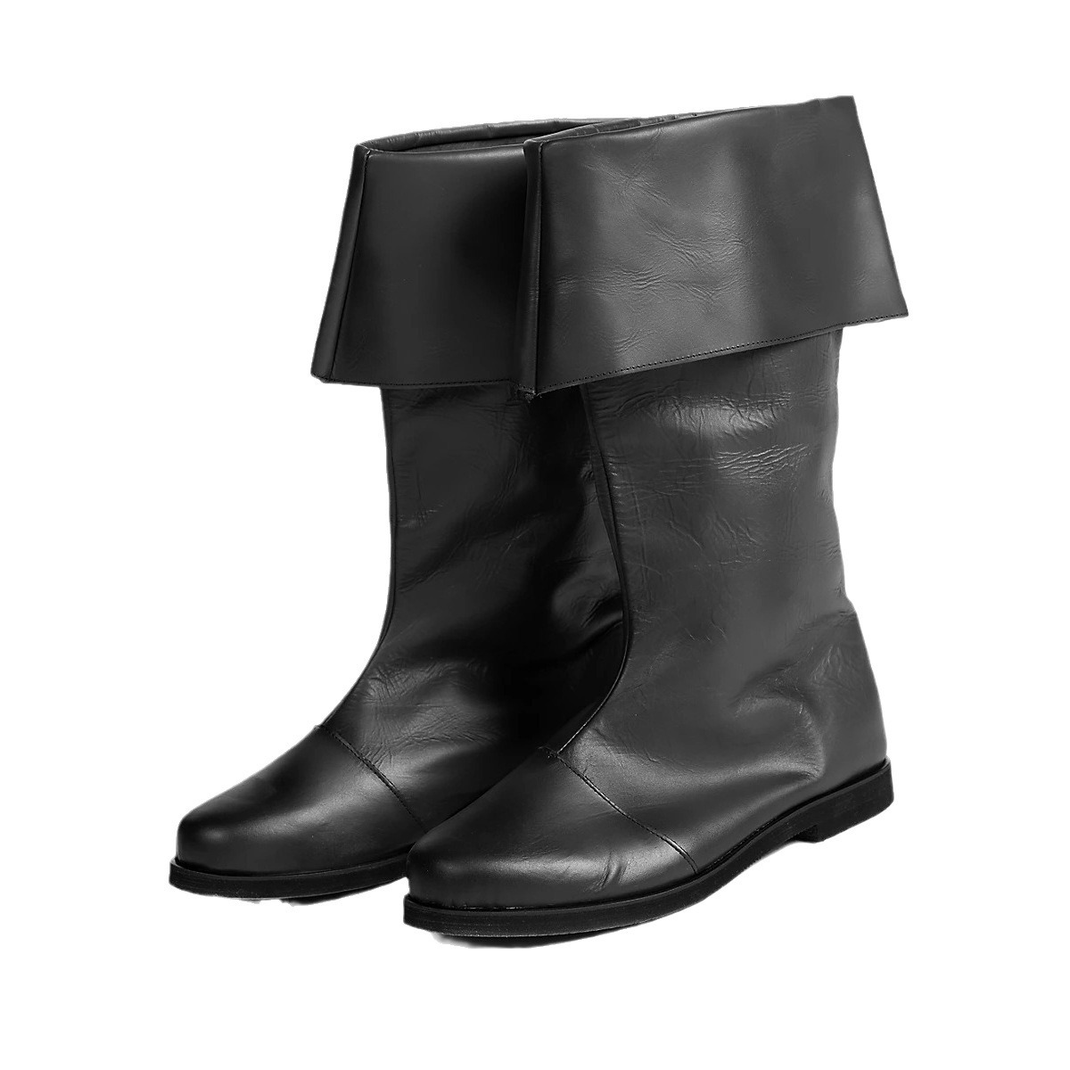 Botas vintage vikingo medieval renascentista em couro homem_voghion.com