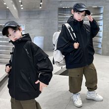 品质原创大量现货春秋款童装韩版新款儿童套装男童外套炸街帅气中