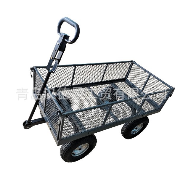 厂家金属手推车批发小推车木柴车花盆车