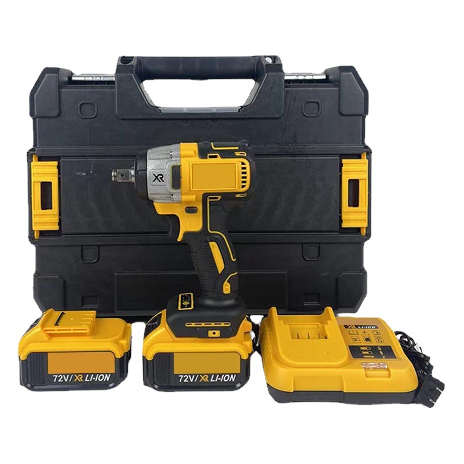 Directo de fábrica transfronterizo sin escobillas llave de impacto de litio DCF880 estilo de litio portátil llave eléctrica herramienta