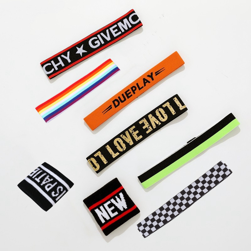 Boys' Hip-Hop Universal Loose Sport Headband Girls' Fashion Alphabet Hair Band Children's Tie Belt