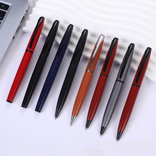New Business Metal Signature Pen Conference Event Ballpoint Pen Advertising Gift Ballpoint Pen Medium Oil Pen Manufacturer Wholesale