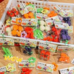 创意蔬菜食玩挂件（满60个送筐）微缩食玩蔬菜挂件钥匙扣包包挂件