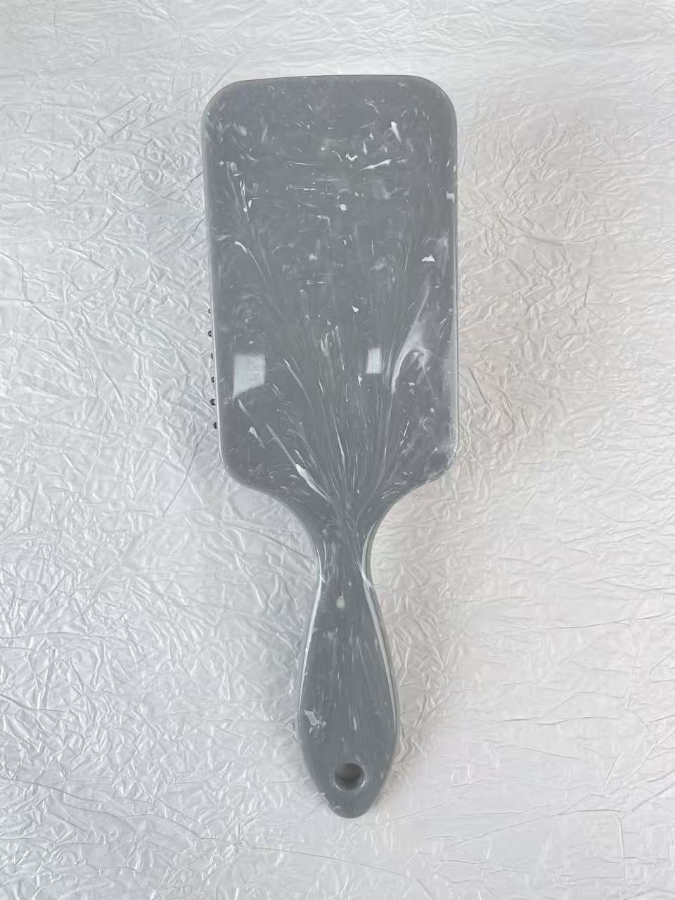 Explosiones transfronterizas cuadrada de mármol peinado de cabello largo de aire de cabello grande anti-nudo peinado de cabello de aire de cabello de aire de cabello