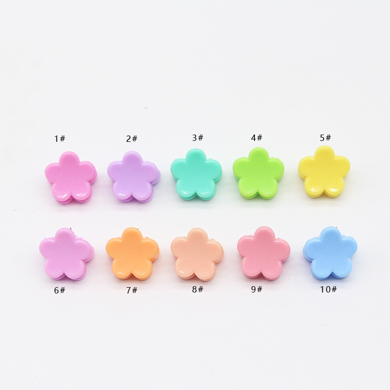 小さなヘアクリップ卸売1CMマカロンカラーのヘアアクセサリー、ヘアピン、小物用ヘアクリップ、前髪クリップ、ヘアアクセサリー、ミニクリップ、カスタムメイド
