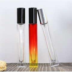 10ml方形香水分装瓶透明散装玻璃瓶喷雾瓶化妆品包装便携旅行现货