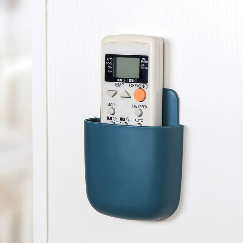 Настенный ящик для хранения пульта дистанционного управления, многофункциональный ящик для хранения зарядки мобильного телефона, настенная полка для хранения, клейкий ящик для хранения