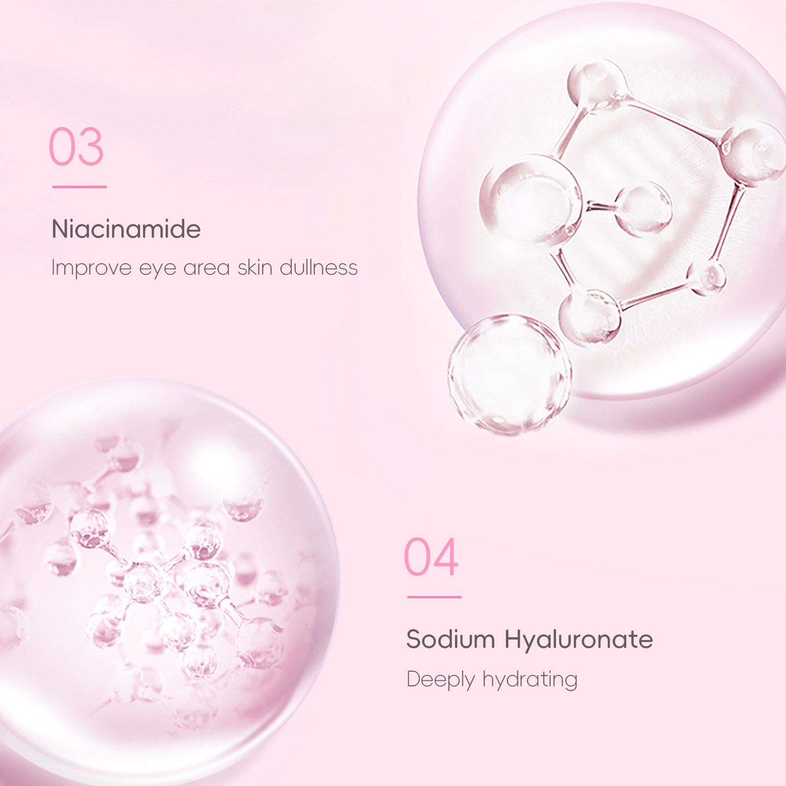 Cross-border Fenyi Cherry Blossom Eye Serum 15ml Hydrates, moisturizes and cares for the skin around the eyes. Manufacturer's supply undefined
