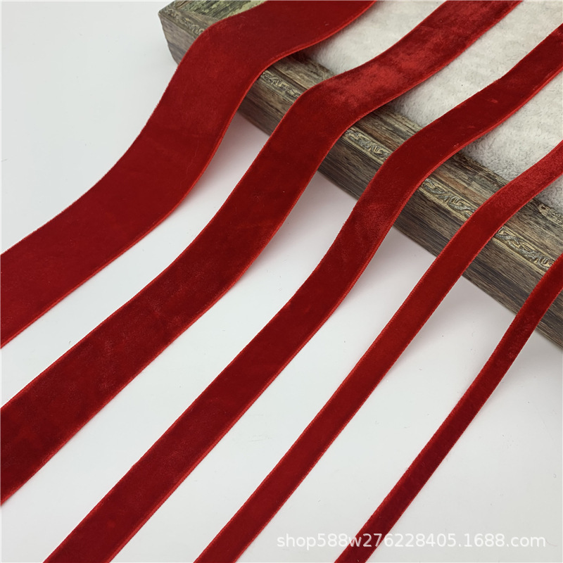 6mm 10mm 15mm 20mm 25mm 38mm Velvet Ribbon For Handmade Gift