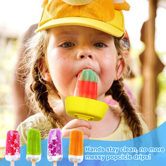 Cross-border new ice cream stick stand Pop No Drop THE ORIGINAL anti-leak silicone popsicle holder