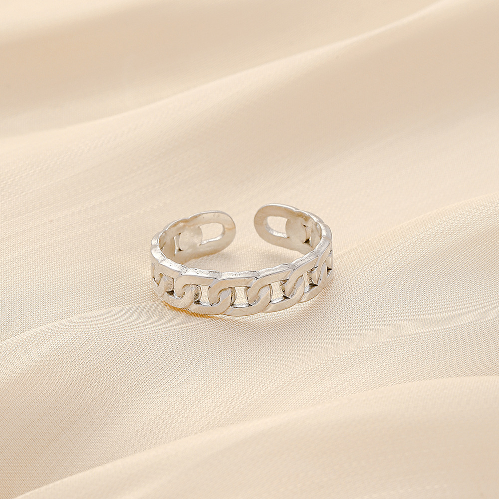 6g Weight Open Ring Classification Adjustable Ring Size 1 Piece Quantity Daily Occasion Stainless Steel Material Star, Heart Shape Pattern Women'S Gender Plating Design Simple Style Style Simple Style Star Heart Shape Stainless Steel Plating Open Ring 1 Piece 43