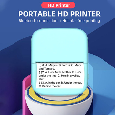 无线200dpi照片标签备注错误问题照片蓝牙彩色迷你打印机