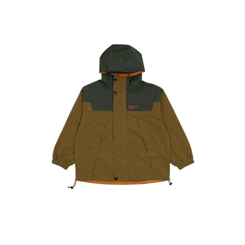 Capa de asalto para niños, chaqueta con capuz para niños, otoño nuevo chaqueta de color para niños al aire libre a prueba de viento a prueba de rociadores