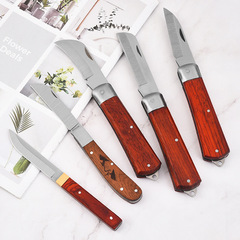 Grafting Knife, Folding Sharp Steel Grafting Tool, Multi-Purpose budding Knife, Handmade Grafting Machine, Garden Fruit Tree Tool