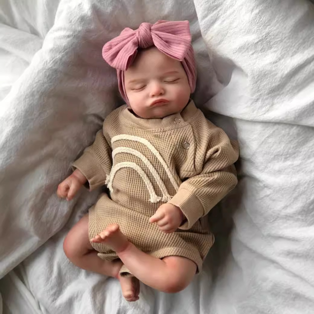 49cm simulación bebé renacido muñeca Rosalie transfronterizo e-commerce suministro de una sola pieza entrega Amazon