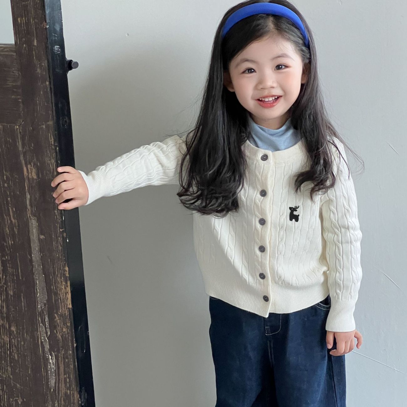 Cross-border 2026 Spring and Autumn Children's Cardigan Sweater New Style Boys and Girls Cardigan Top Trendy Baby Knitted Outerwear