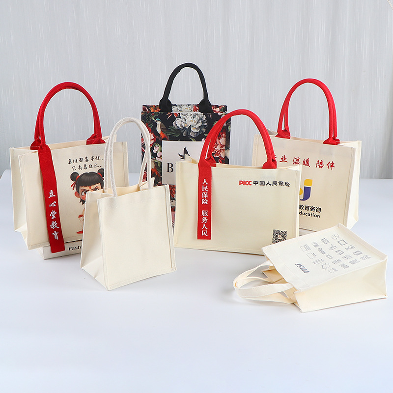 Bolsa de lona de serpentina tridimensional personalizada ins regalo de gran capacidad publicidad promoción cubierta de película portátil bolsa de tote impresión logotipo