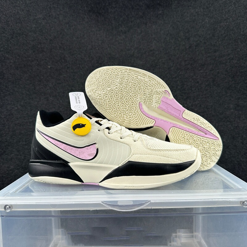 Pure Original JA 2 Morant 2nd Generation Basketball Shoes White and Purple Halloween Couple Shoes Men's Practical Sports Casual Sneakers Pure Original JA 2 Morant 2nd Generation Basketball Shoes White and Purple Halloween Couple Shoes Men's Practical Sports Casual Sneakers