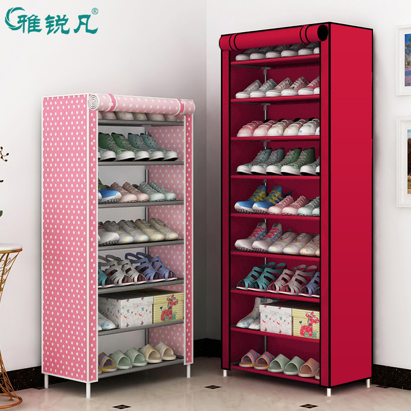 Ya Ruifan nuevo gabinete de zapatos simple no tejido zapatero a prueba de polvo Zapatero engrosado combinación aumentada gabinete de almacenamiento OFERTA ESPECIAL