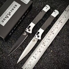 蝴蝶4170BM航空铝黑手党折叠刀户外多功能防身钓鱼用品口袋刀具