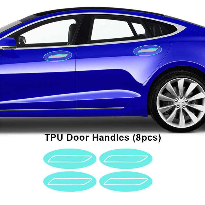Cross-border exclusive for Tesla model S TPU invisible paint protective film anti-scratch and brightening protection
