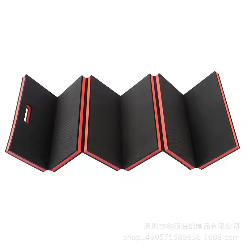 鑫硕新品上市 单人便携式可折叠eva瑜伽垫 浸胶泡棉防水护膝跪垫