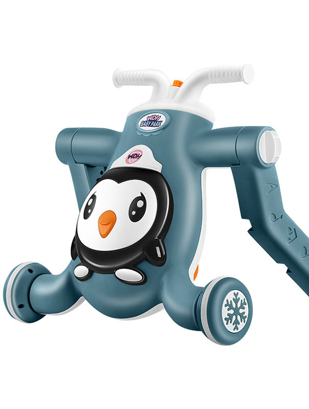 Baby Walker anti-o-pierna multi-funcional de los niños caminar ayuda de deslizamiento scooter de tres en uno de los niños