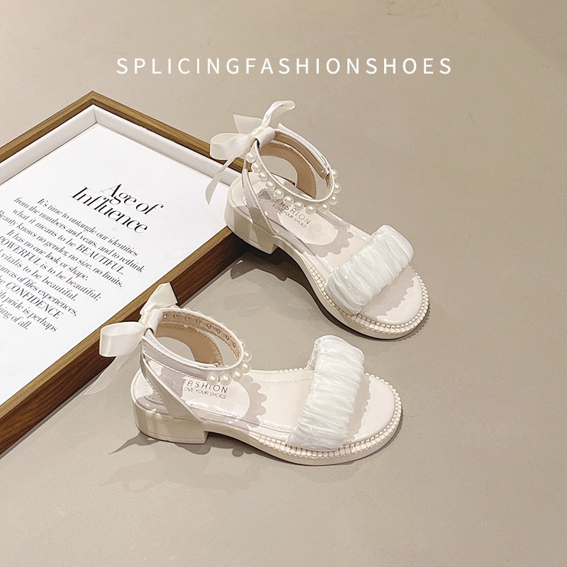 Zapatos de playa para niños de verano 2026 zapatos de princesa de moda para niños zapatos de playa para niños zapatos romanos para niños